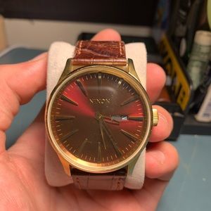 Nixion Maroon Watch